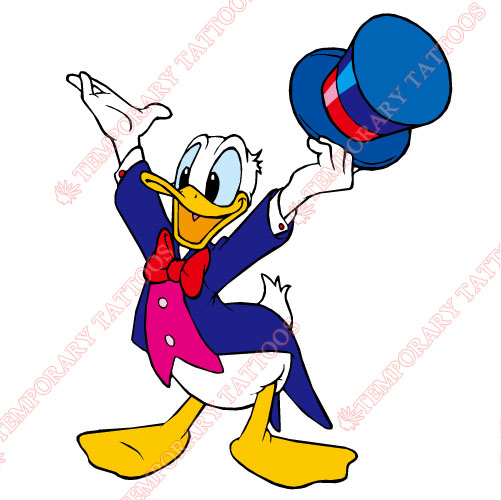 Donald Duck Customize Temporary Tattoos Stickers NO.735